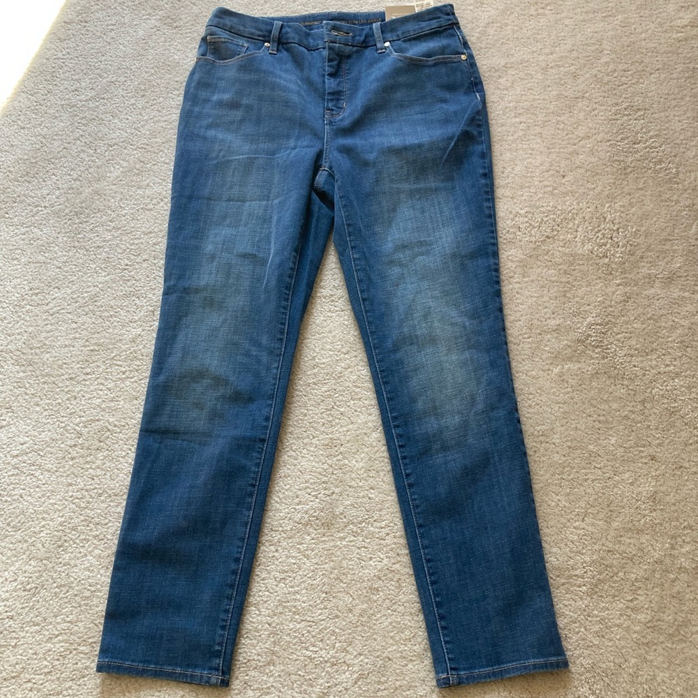 Chicos So Slimming Girlfriend Slim Leg Ankle Jeans Sized .5/6R NWT